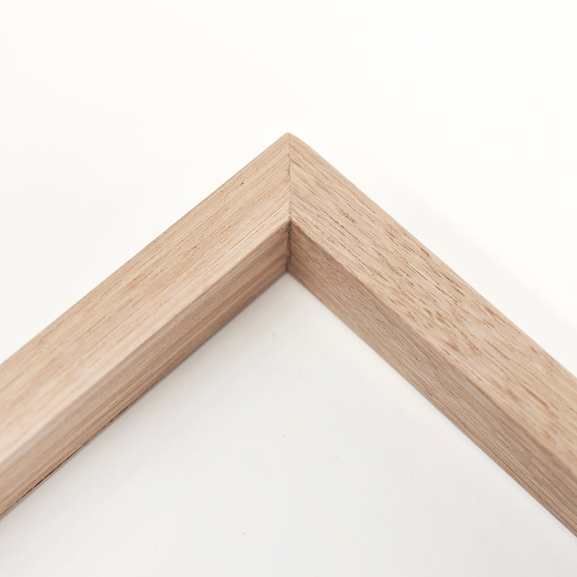 Tasmanian Oak Deep Recessed Frame with Acrylic – Frame Bar